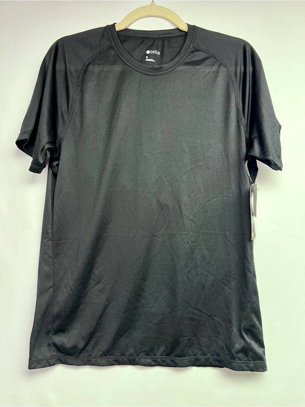 NWT Zella Men’s Short-Sleeve Performance Tee - Black, size S